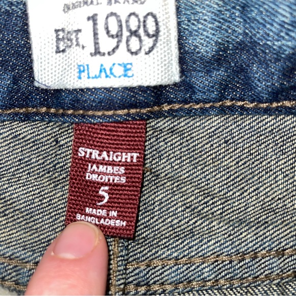 Children’s Place Straight Distressed Jean shorts - Picture 4 of 5